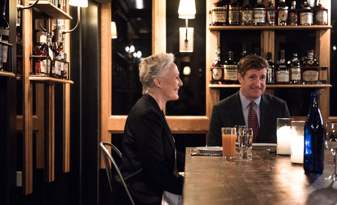 The New York Times – Glenn Close and Patrick Kennedy on the Weight of Mental Illness by Philip Galanes, Table for Three