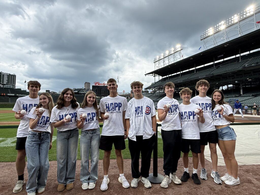 BC2M Club Members at the Chicago Cubs Mental Health Night with Ian Happ and the Happ Foundation.
